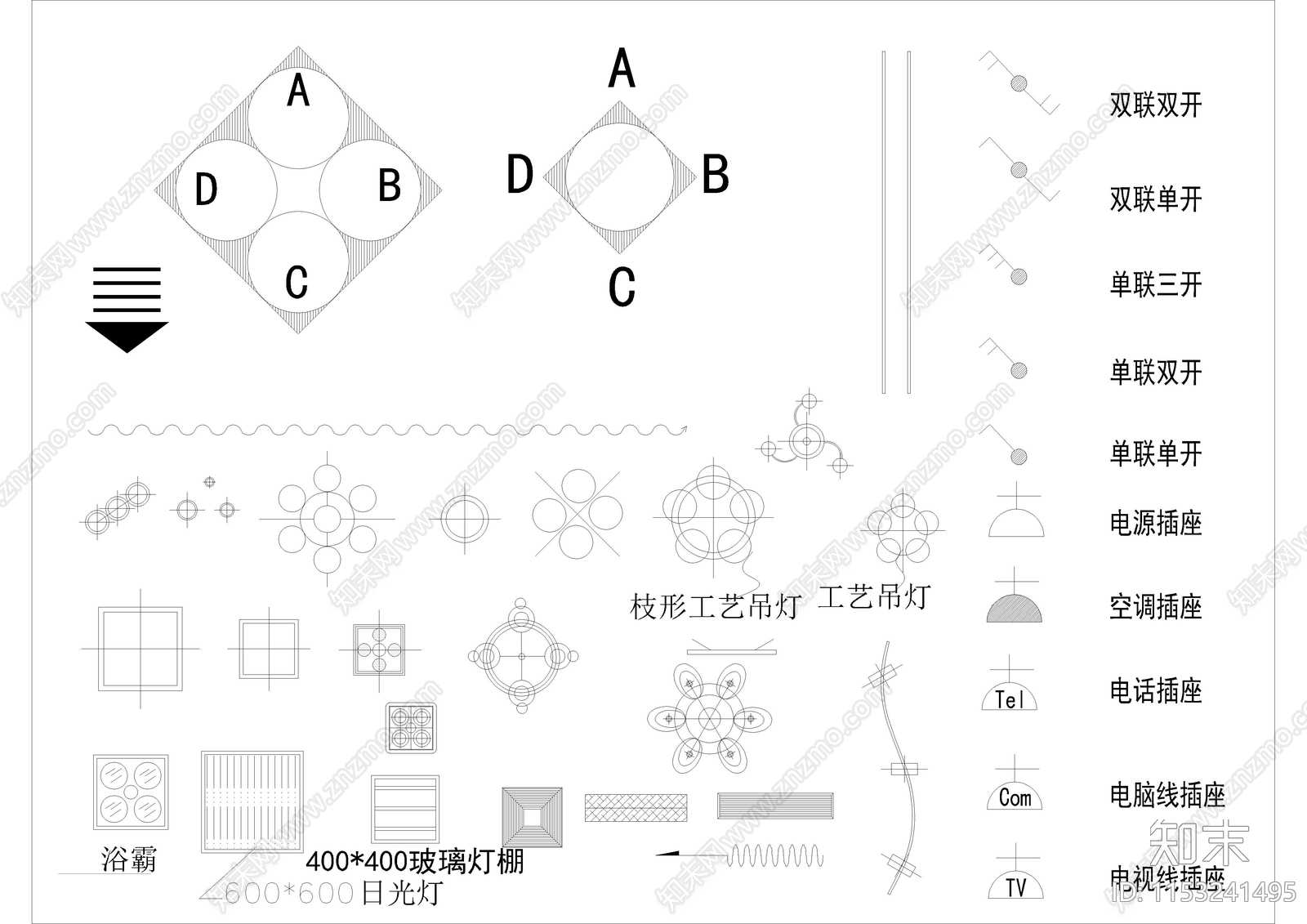 2024综合家具cad施工图下载【ID:1153241495】
