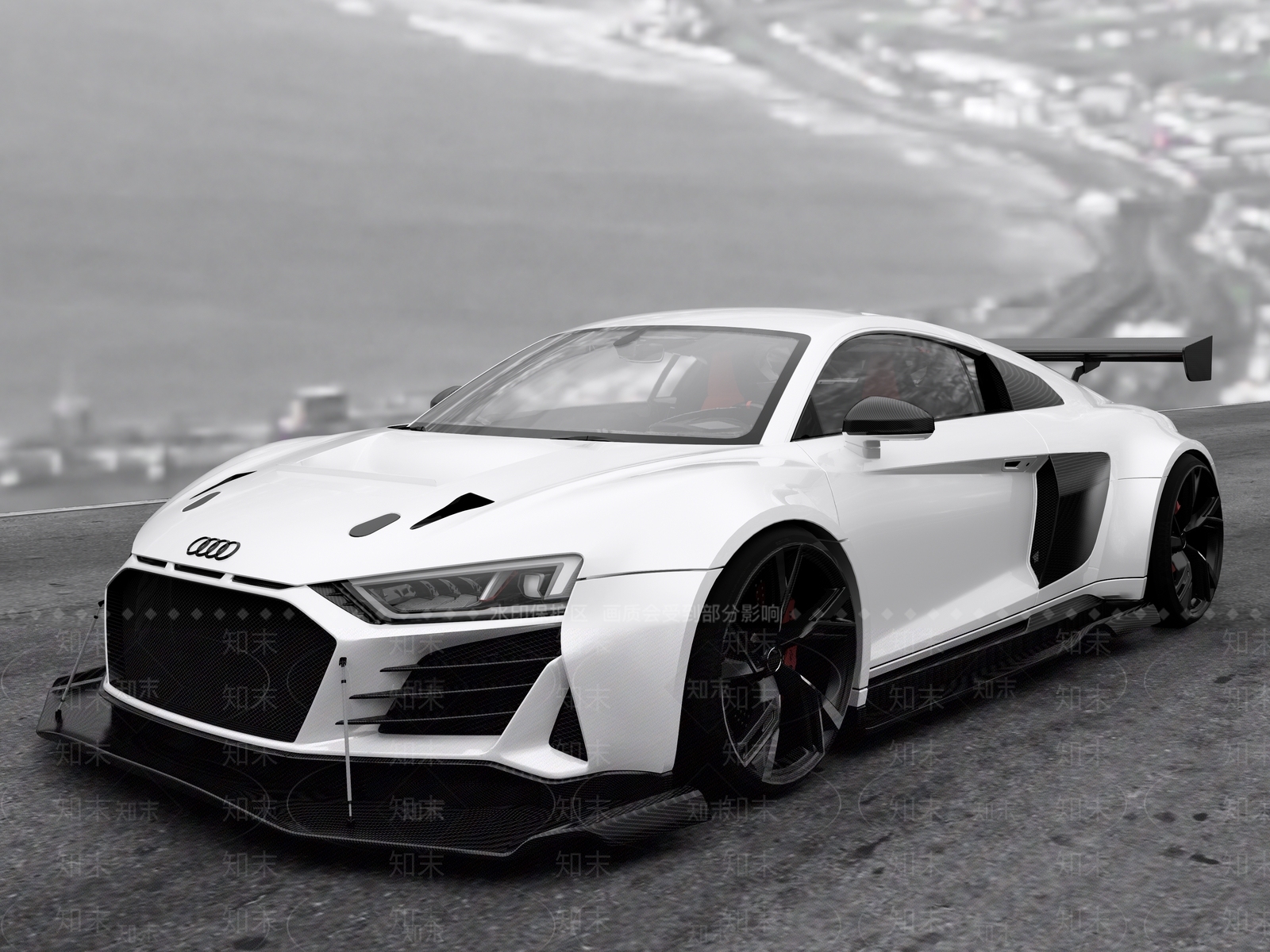 奥迪超跑SU模型下载【ID:1153241552】