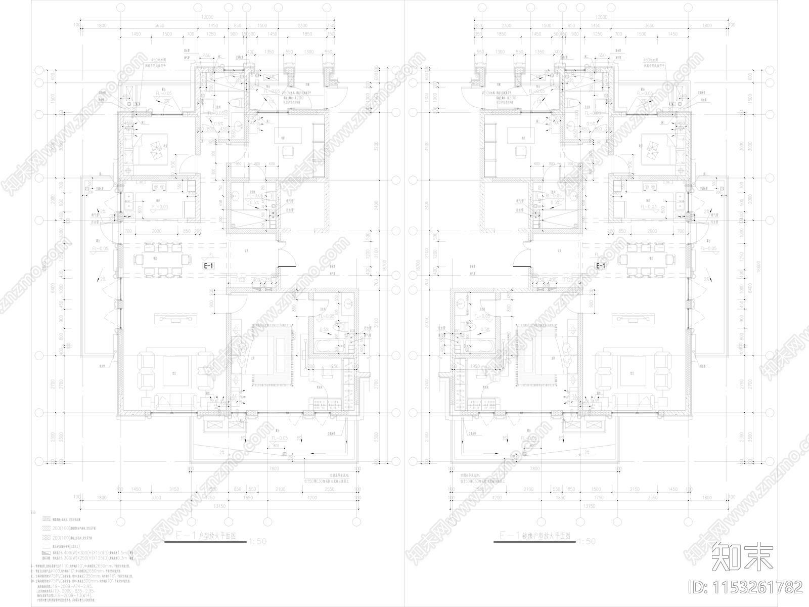 某幢高层住宅楼建筑cad施工图下载【ID:1153261782】