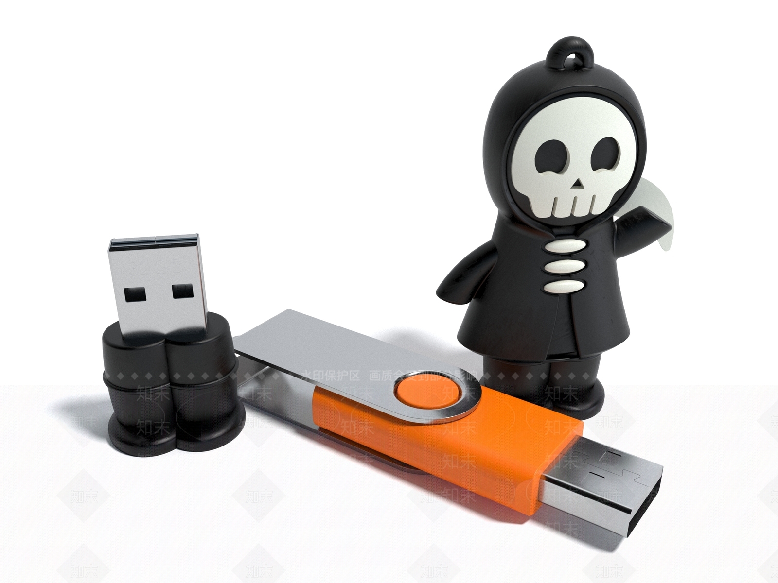U盘3D模型下载【ID:1153265439】