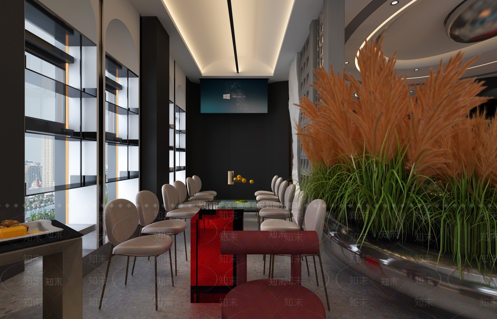现代休息区3D模型下载【ID:1153269432】