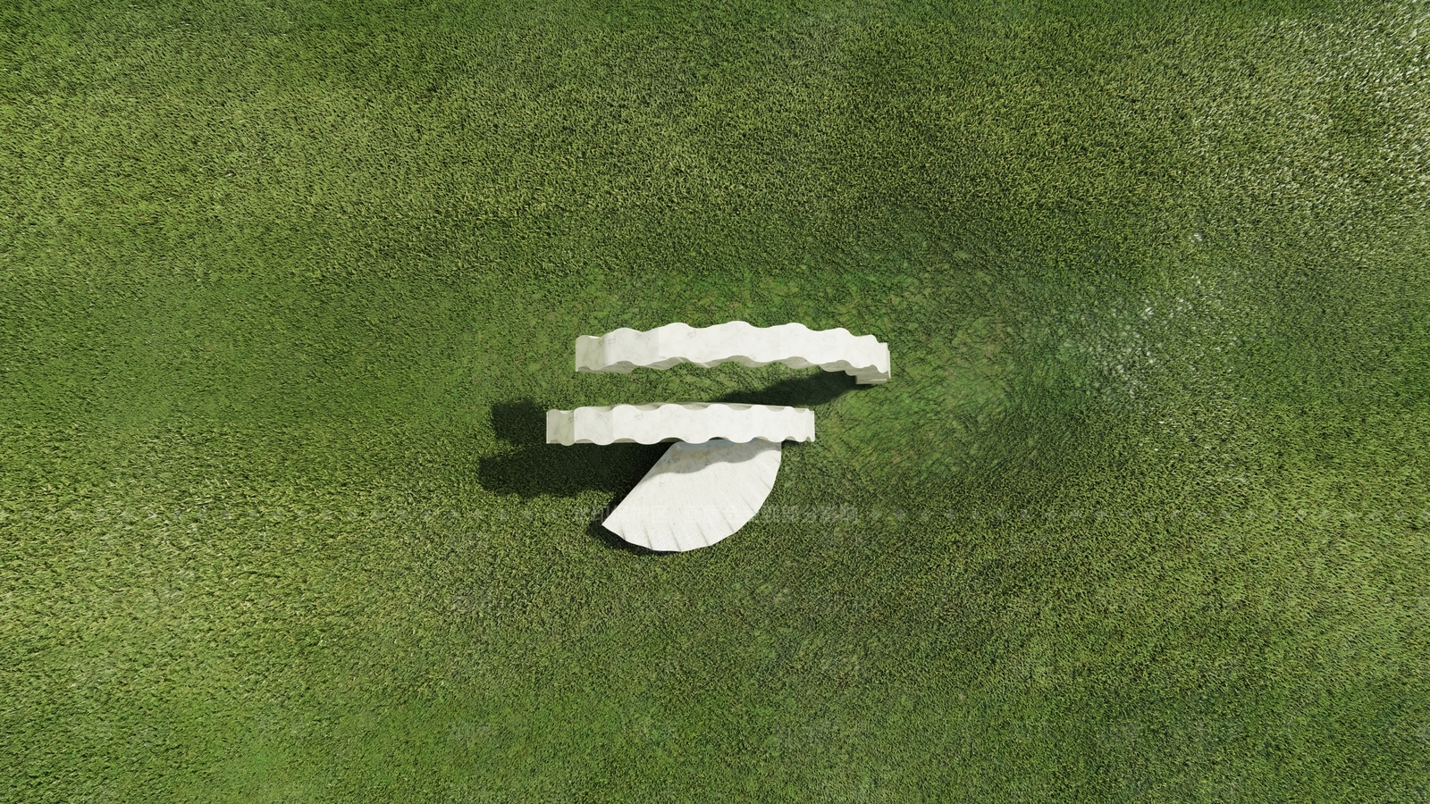 现代化艺术墓设计SU模型下载【ID:1153274212】