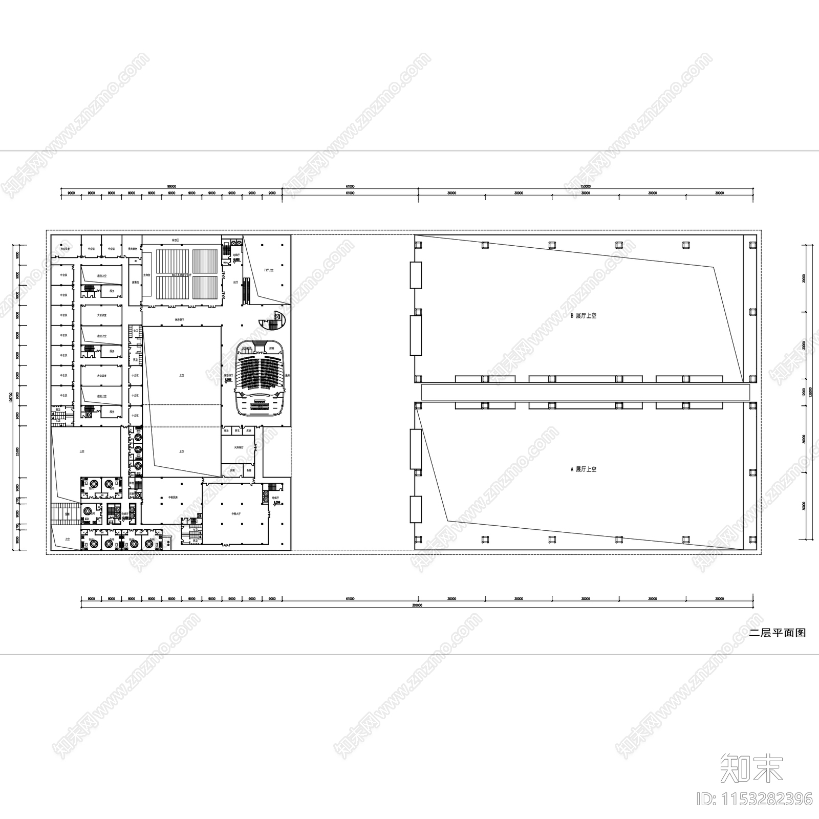 铜陵国际会展中心施工图下载【ID:1153282396】