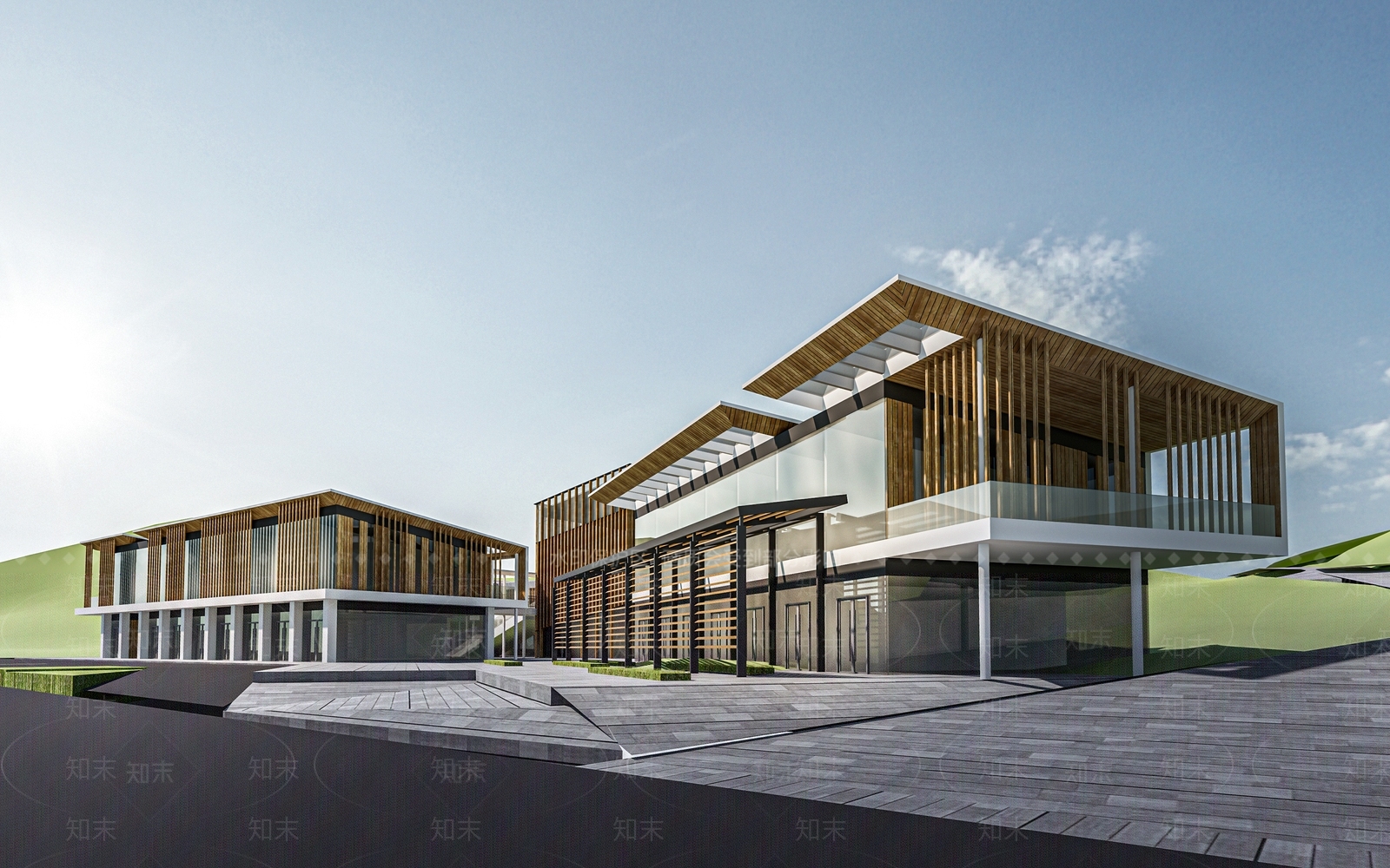 现代其他公共建筑3D模型下载【ID:1153302176】