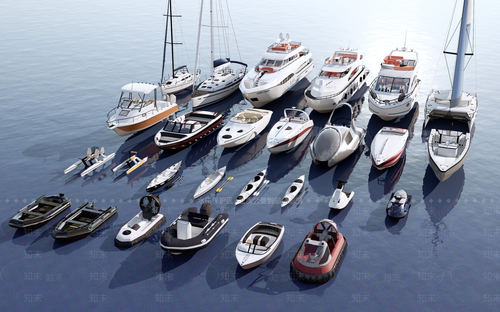 现代游艇3D模型下载【ID:1153303173】