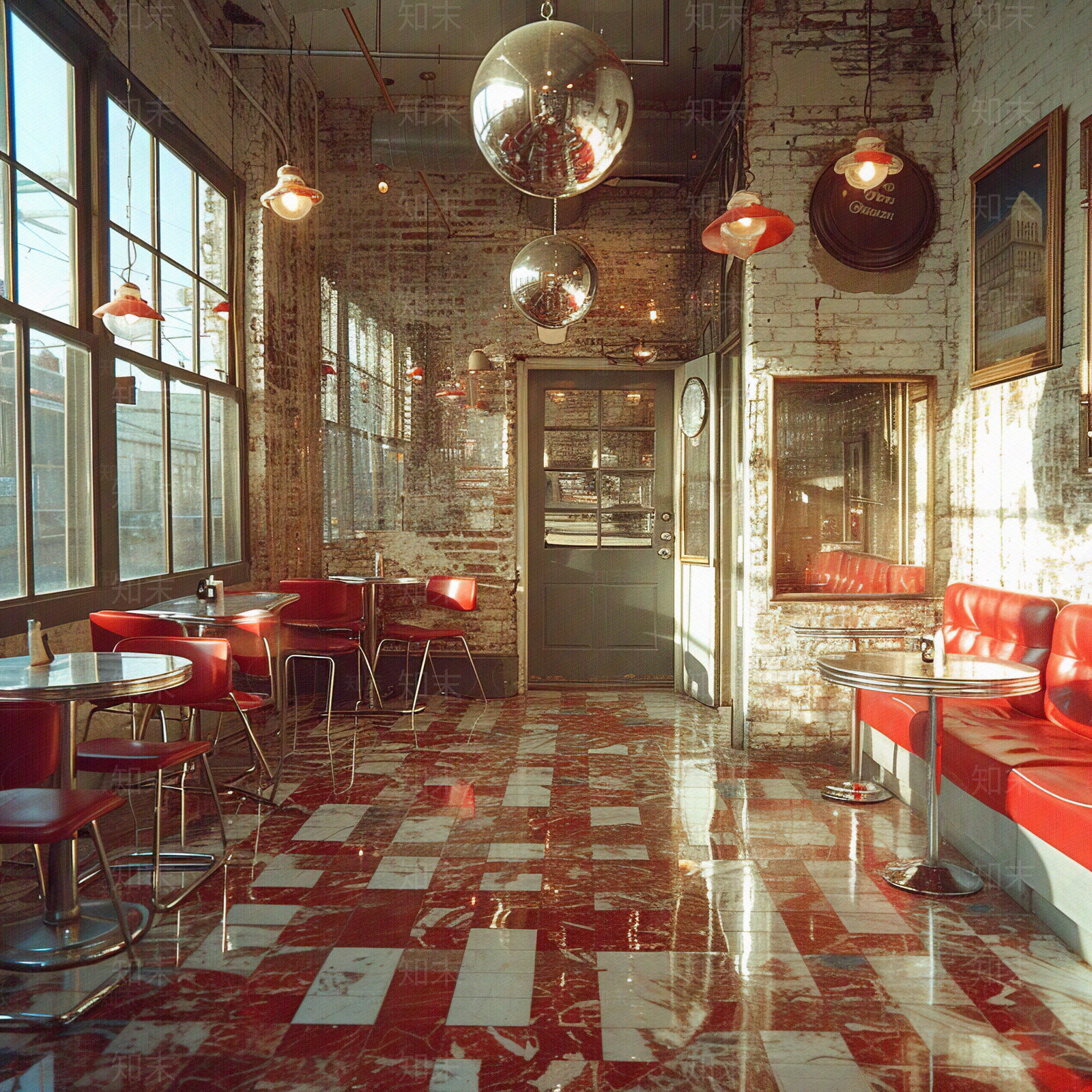 西洋复古室内陈设壁纸贴图下载【ID:1153306279】