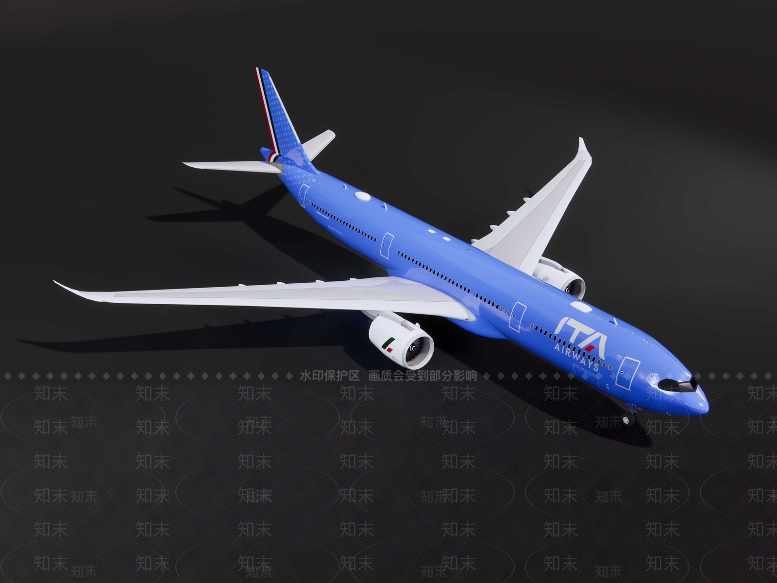 空客A330飞机SU模型下载【ID:1153307334】