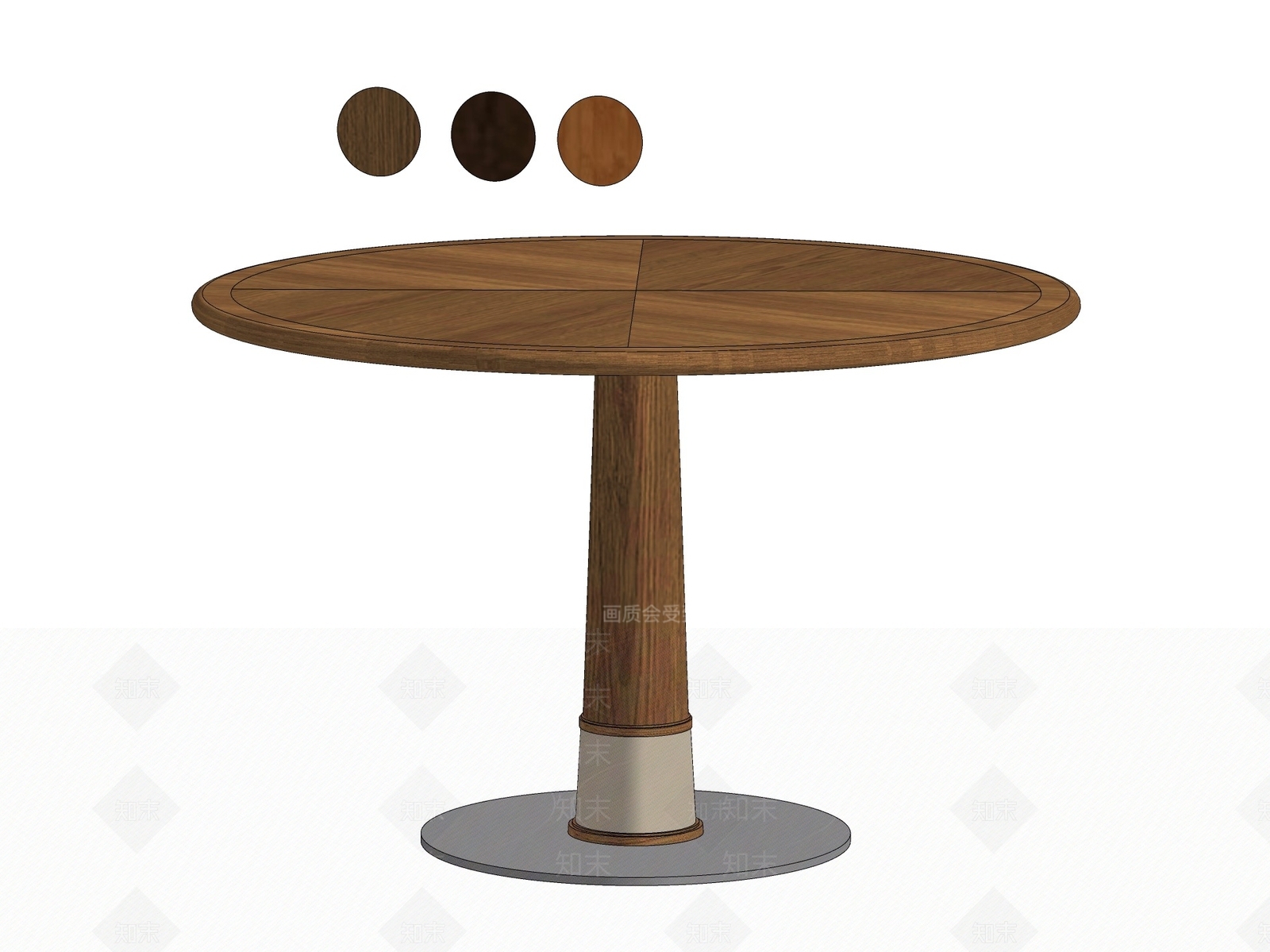 Kena现代中古圆桌SU模型下载【ID:1153318568】