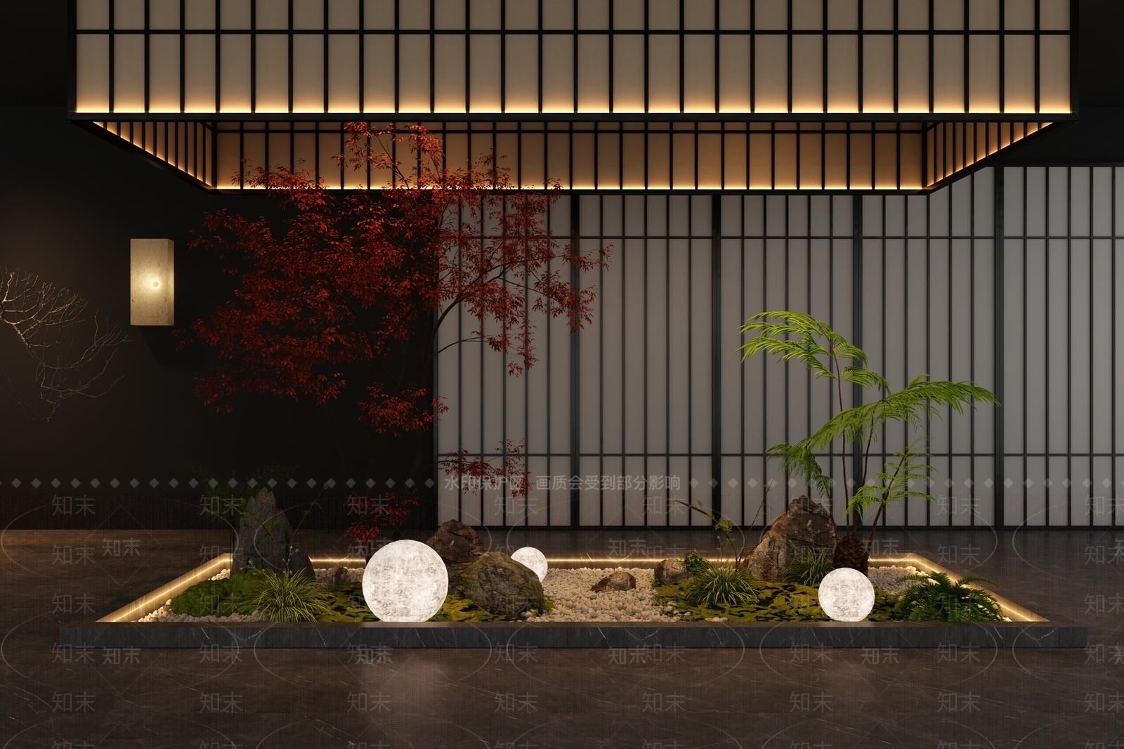 室内景观SU模型精品下载_SketchUp模型_知末网
