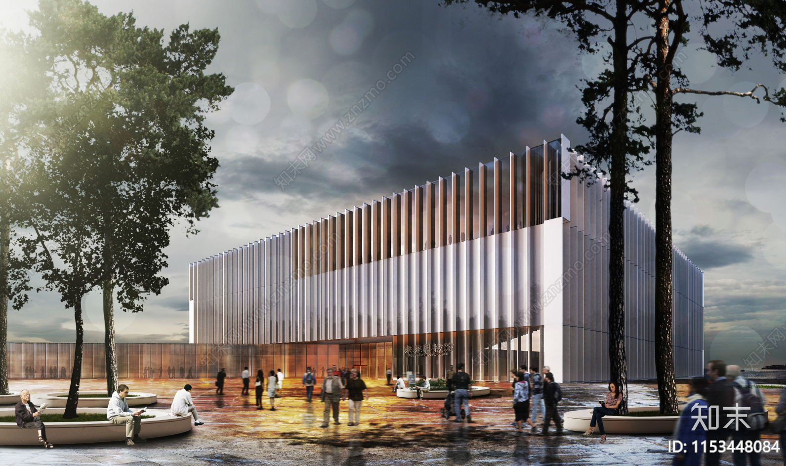 青岛科技馆方案报建图纸cad施工图下载【ID:1153496911】