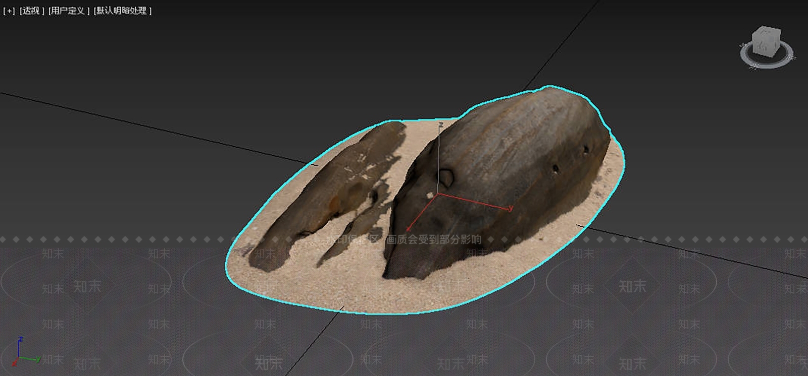 现代石头3D模型下载【ID:1153363478】