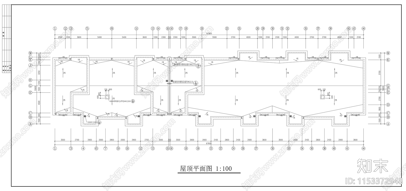 节能住宅楼建筑图cad施工图下载【ID:1153372948】