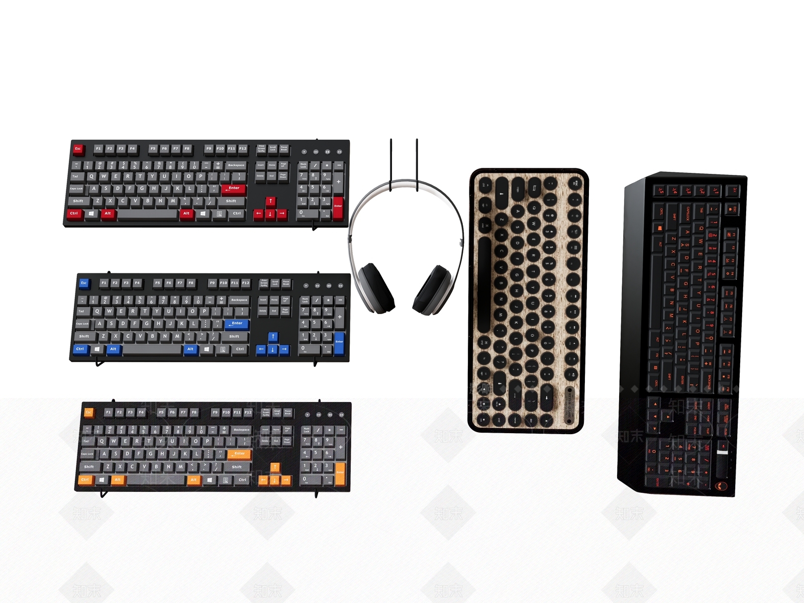 键盘SU模型下载【ID:1153375772】