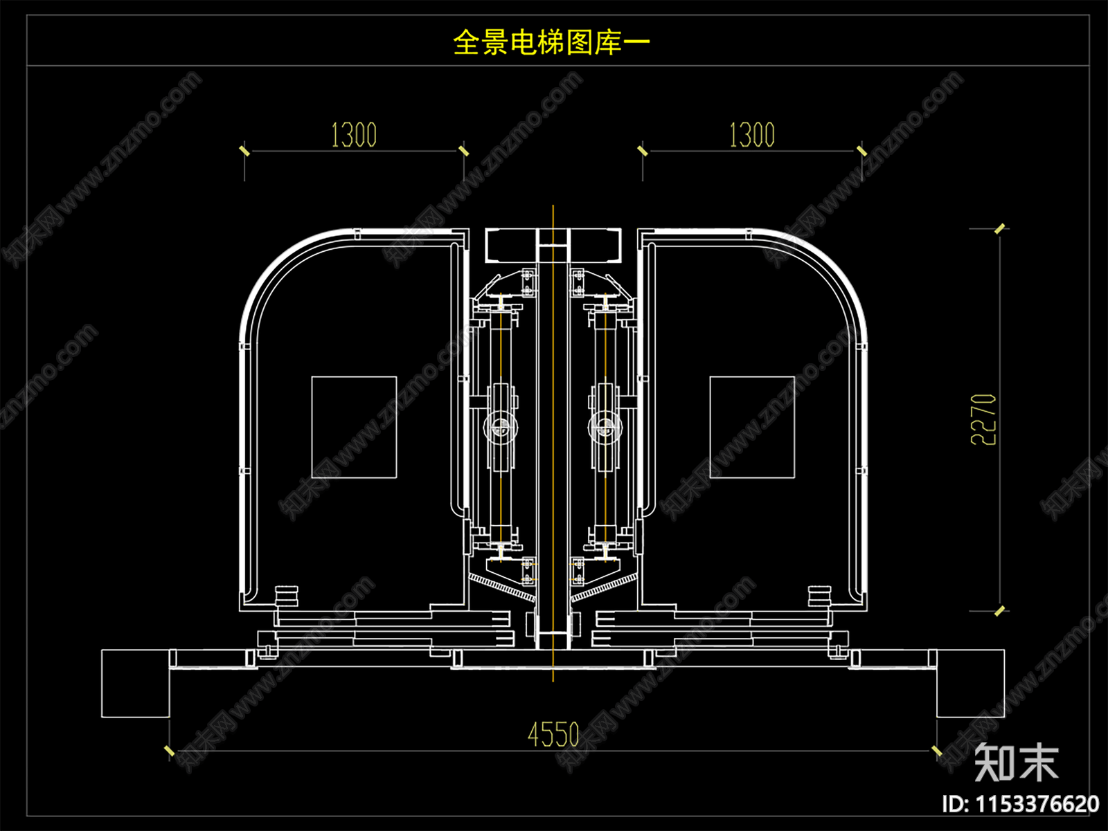 全景电梯施工图下载【ID:1153376620】
