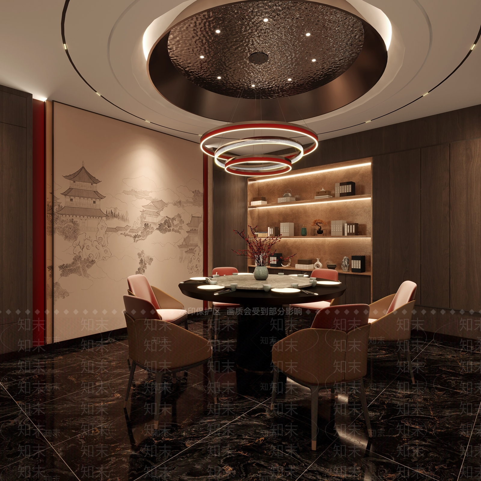 中式洗浴中心3D模型下载【ID:1153399748】