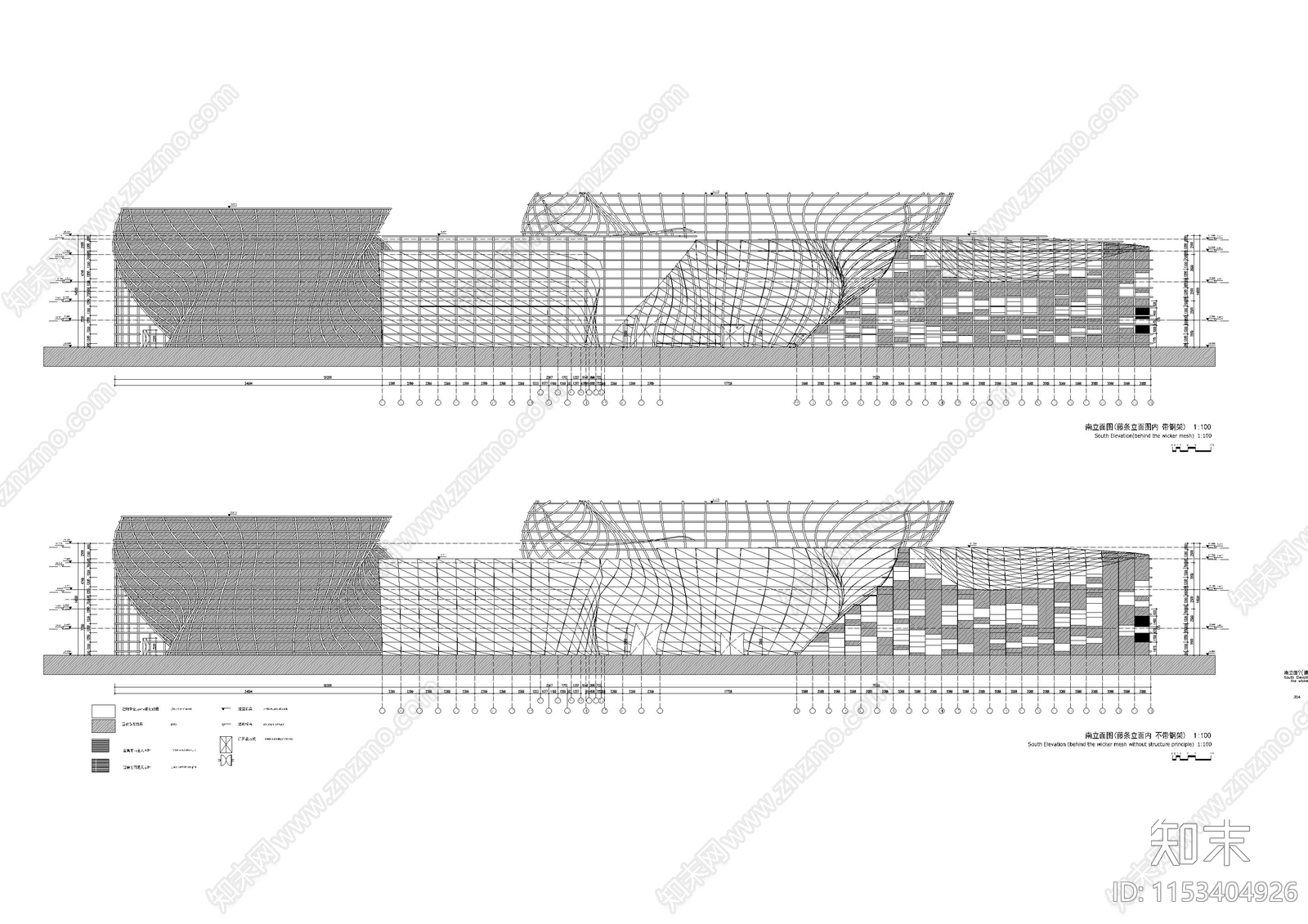 世博会西班牙馆建筑施工图下载【ID:1153404926】