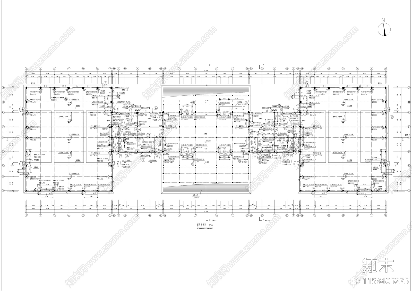 中国人民解放军装备陈列馆建筑施工图下载【ID:1153405275】