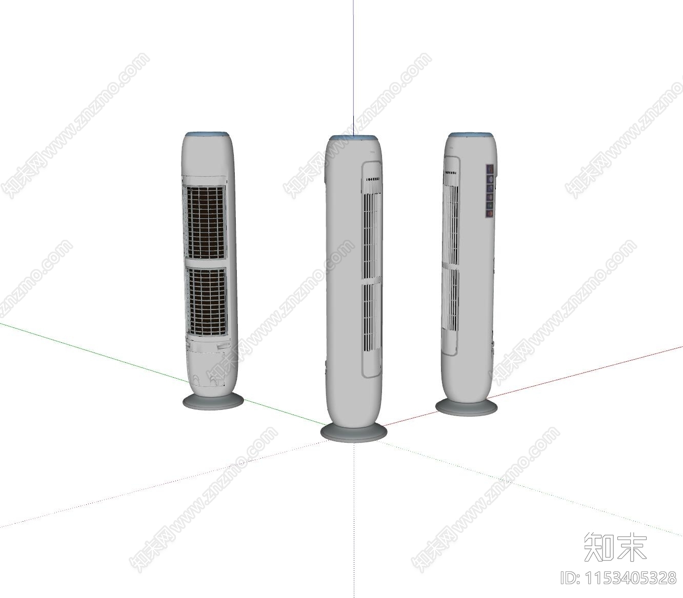 柜机空调SU模型下载【ID:1153405328】