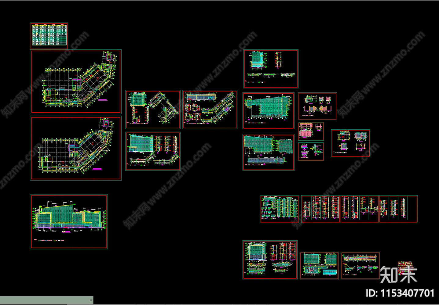 某信息大楼幕墙施工节点施工图下载【ID:1153407701】