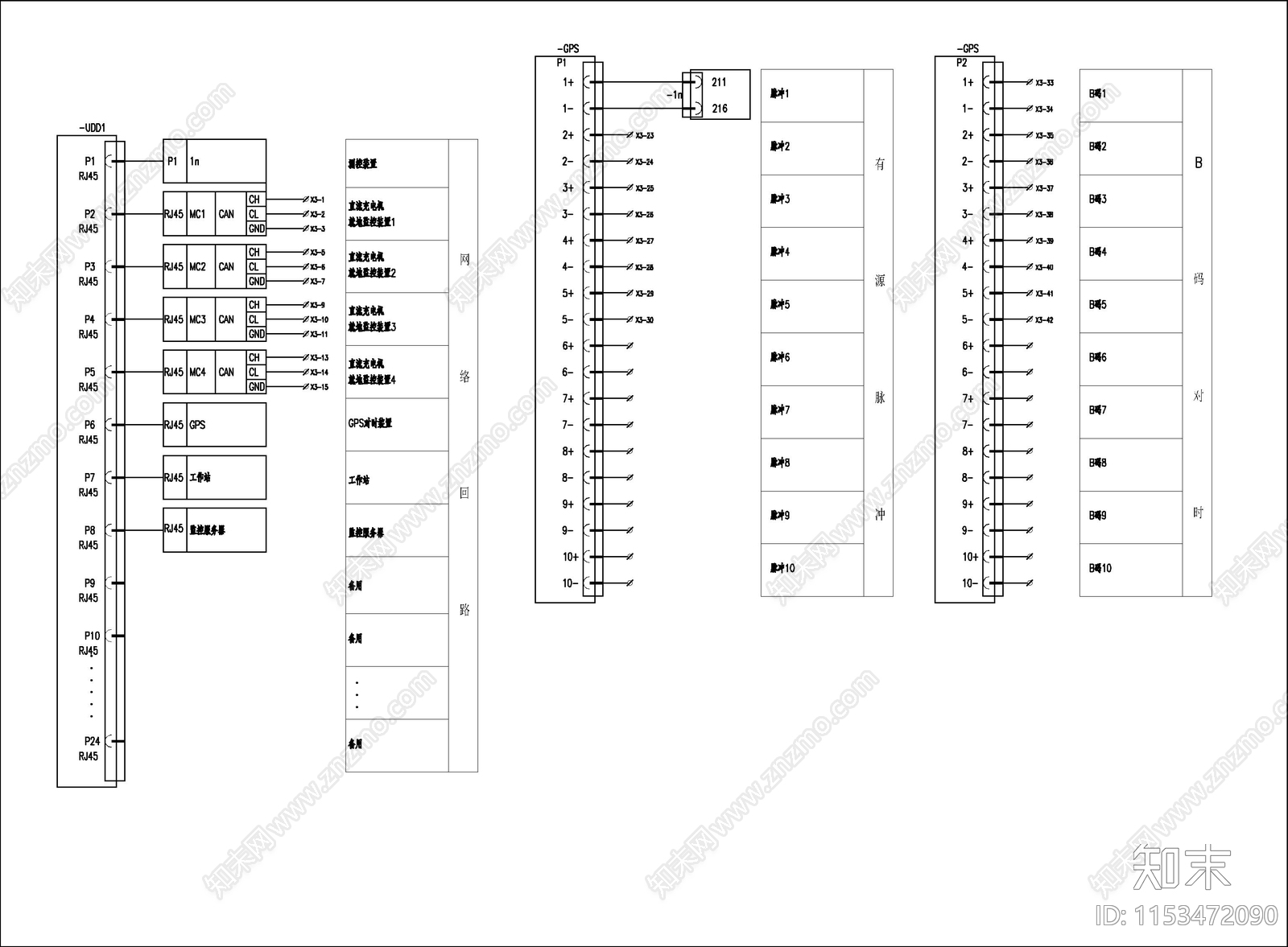 汽车充电站监控系统施工图下载【ID:1153472090】