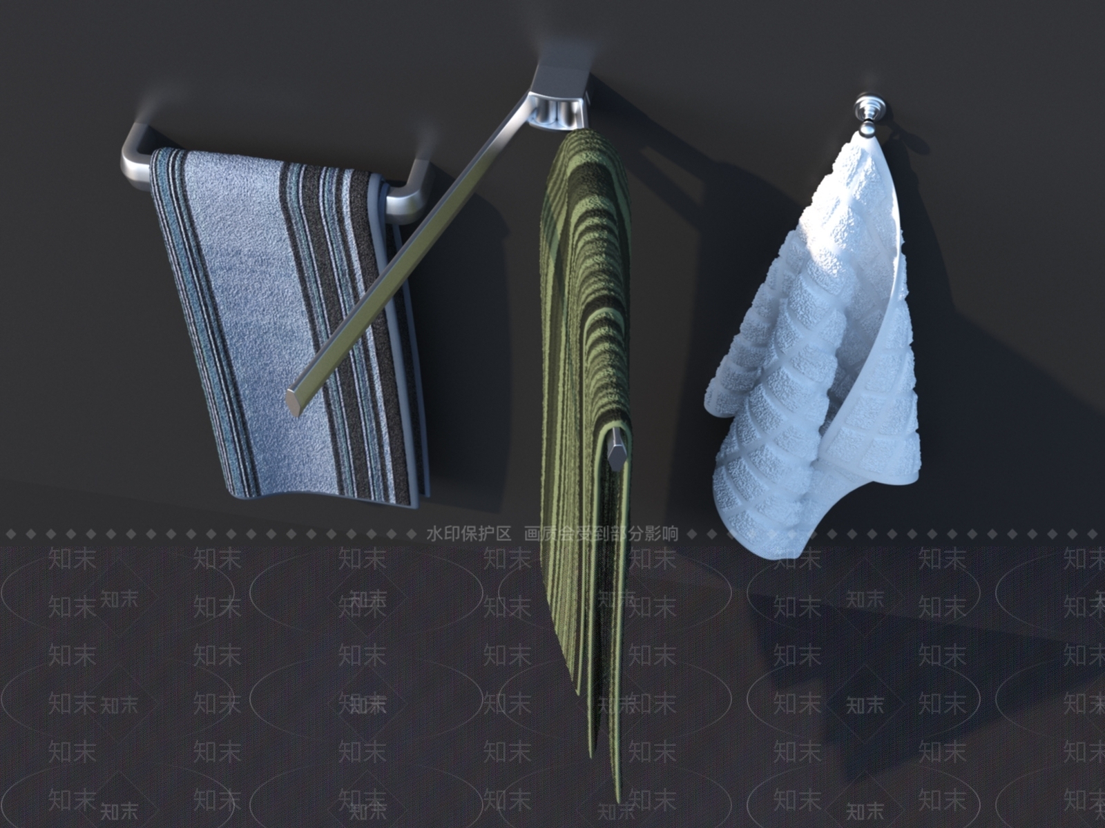 毛巾3D模型下载【ID:1153416445】