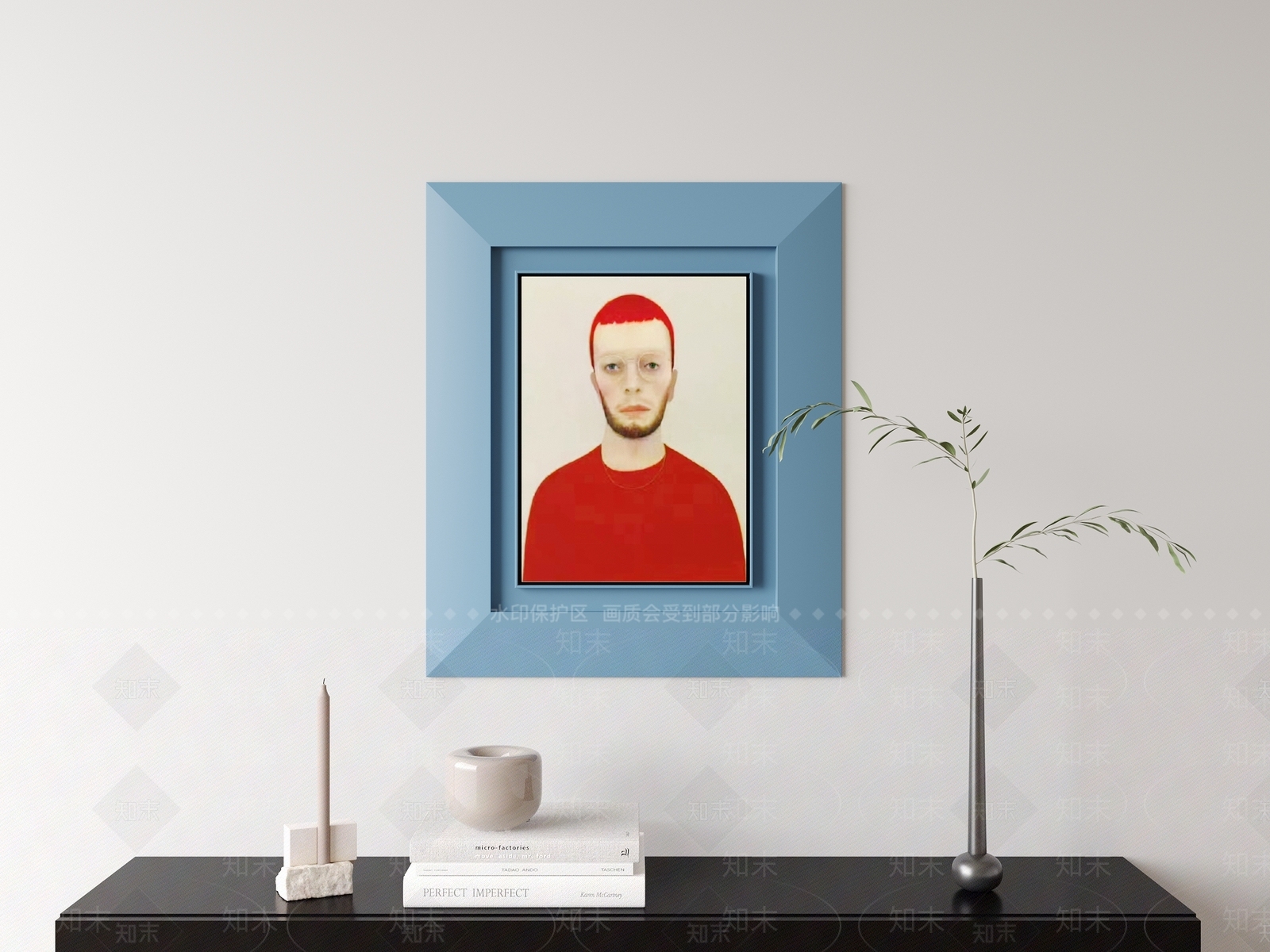 现代人物装饰画SU模型下载【ID:1153417322】