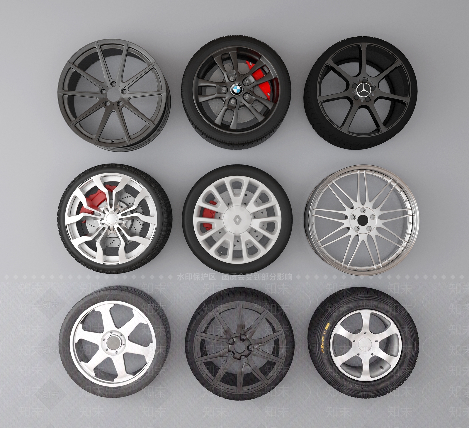 轮胎3D模型下载【ID:1153417575】