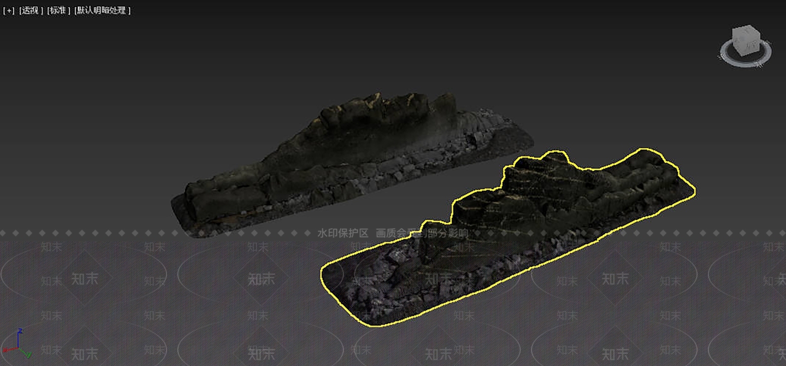 现代景观石3D模型下载【ID:1153437489】