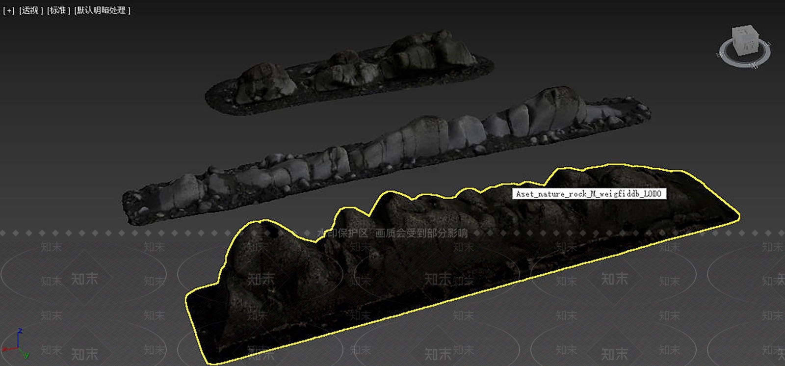 现代景观石3D模型下载【ID:1153441213】