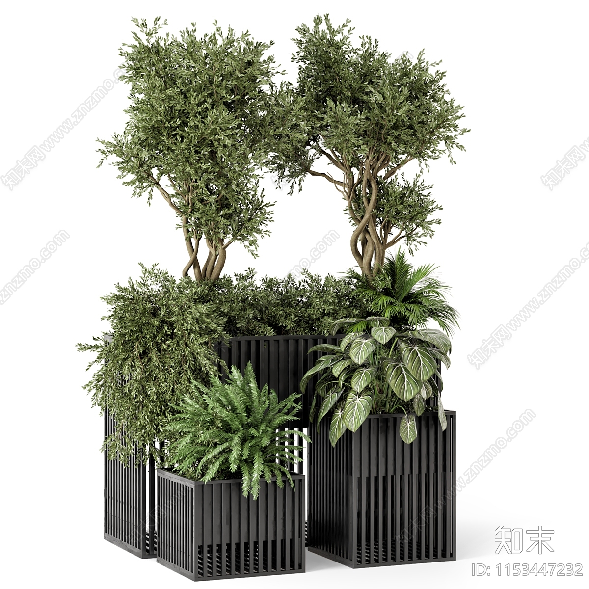 植物堆3D模型下载【ID:1153447232】