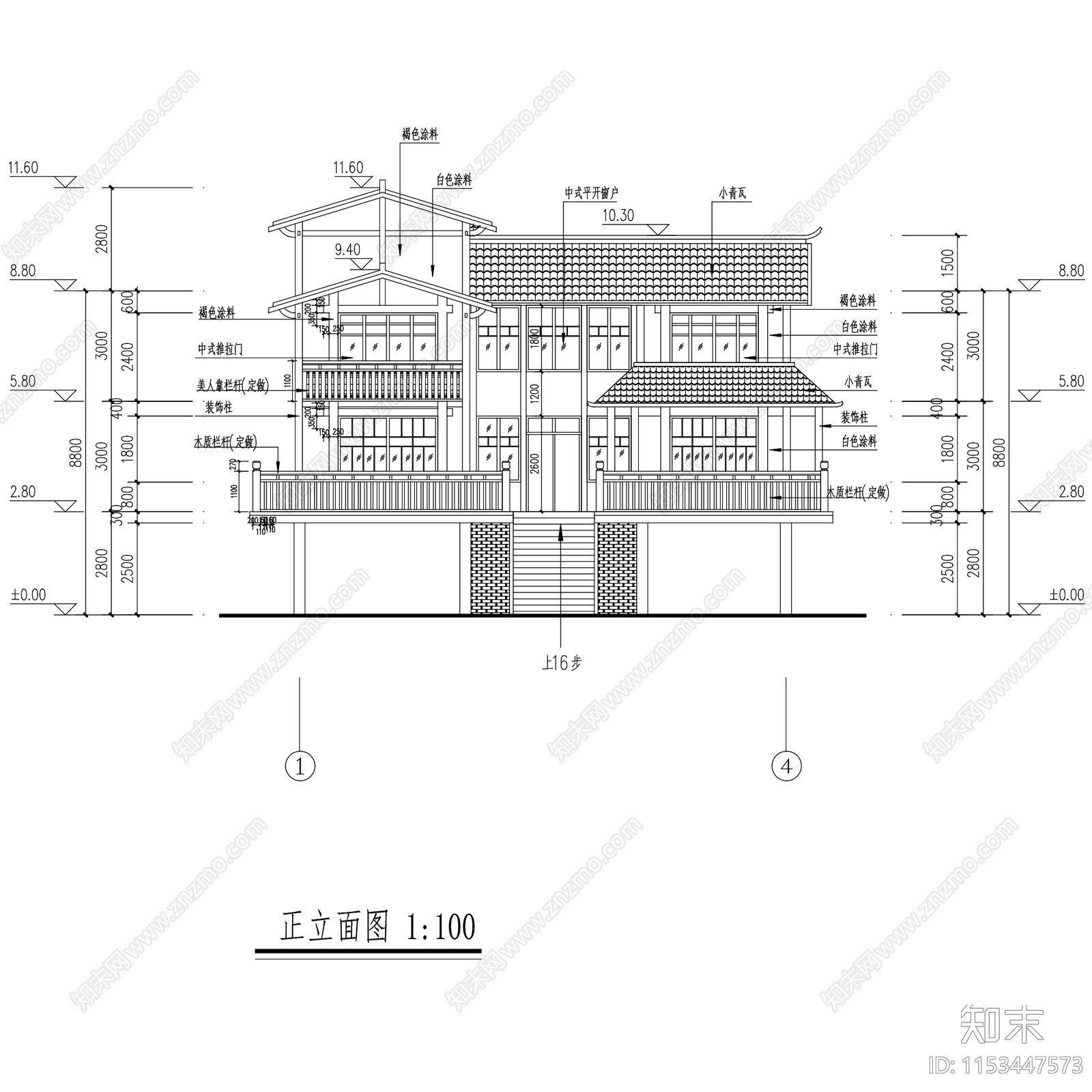 自建房建筑cad施工图下载【ID:1153447573】