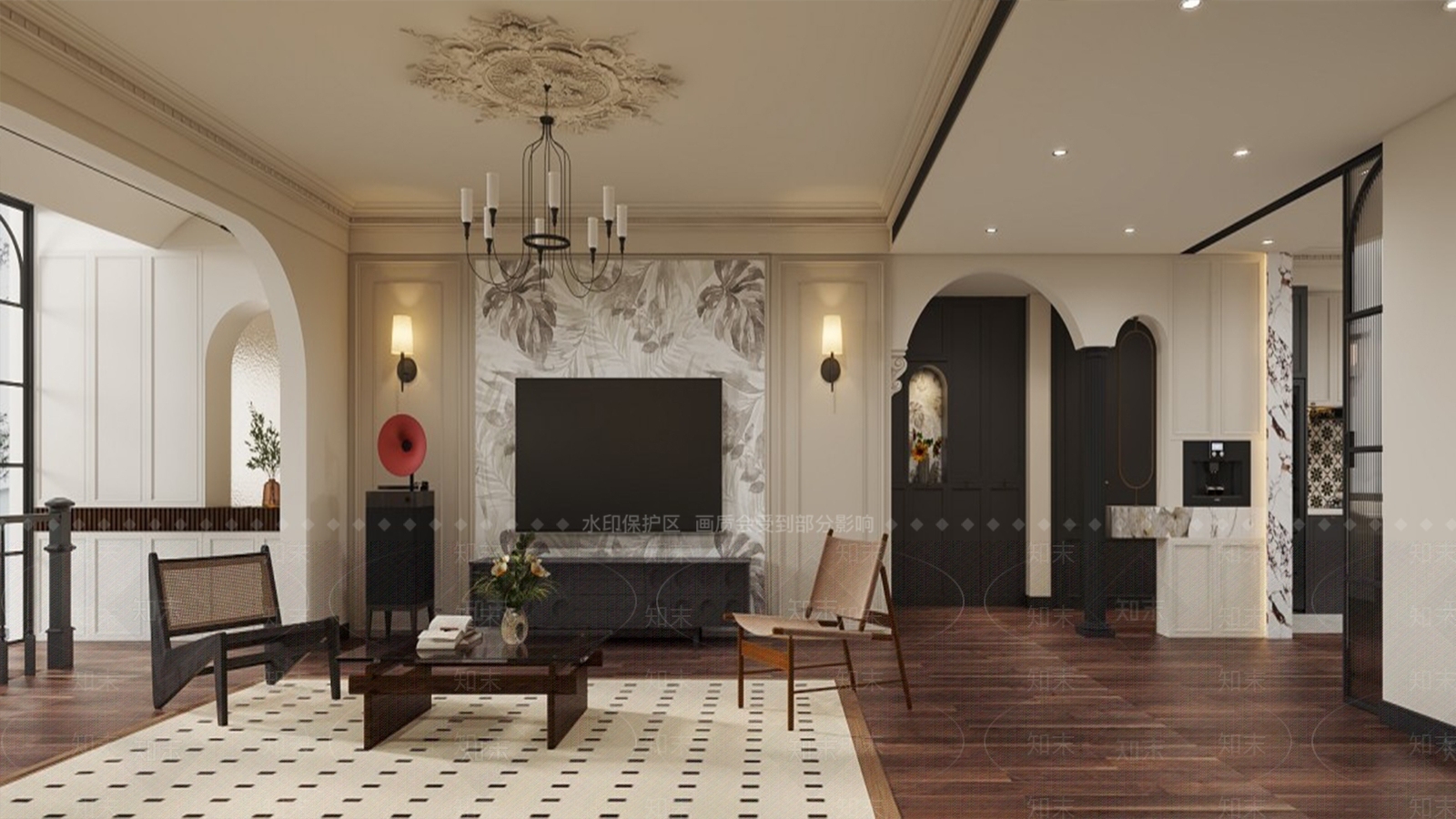 法式阳台3D模型下载【ID:1214303756】