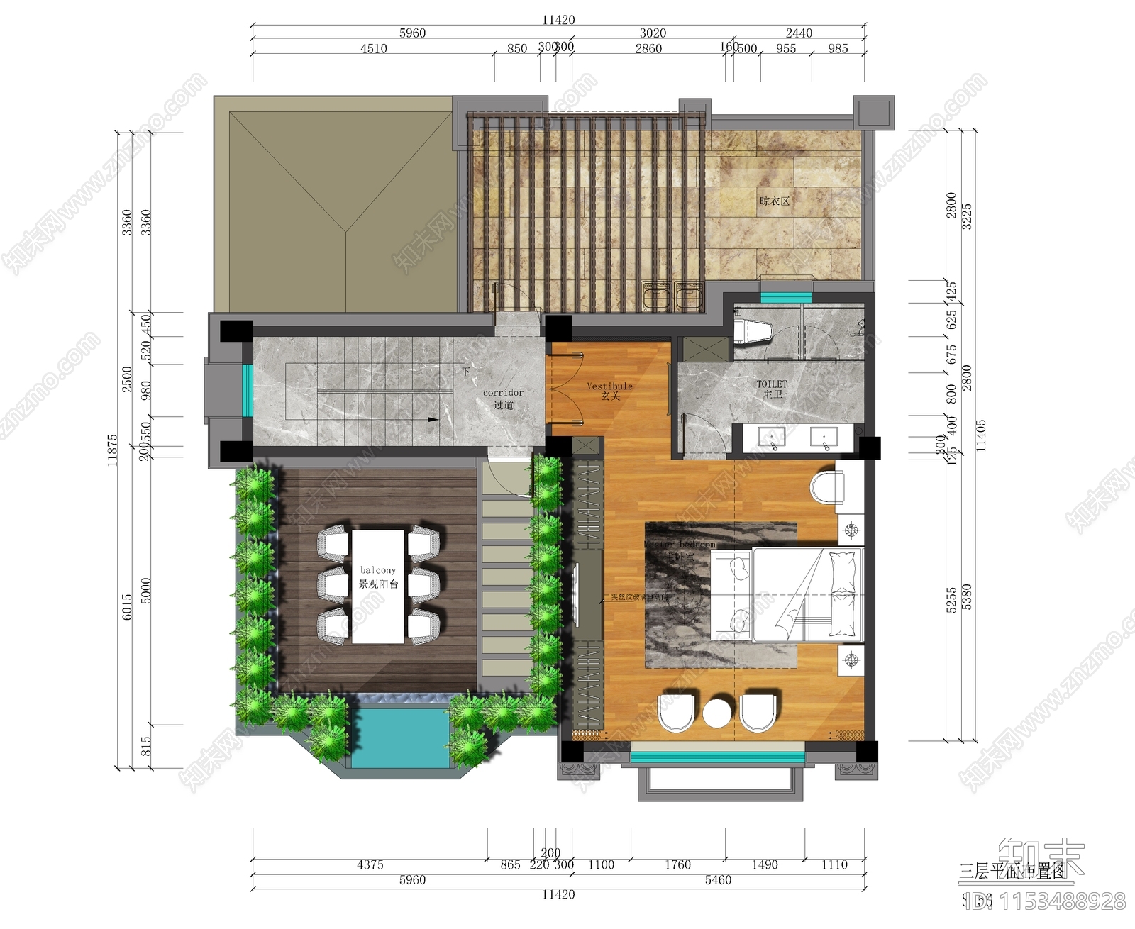 碧桂园别墅空间设计cad施工图下载【ID:1153488928】