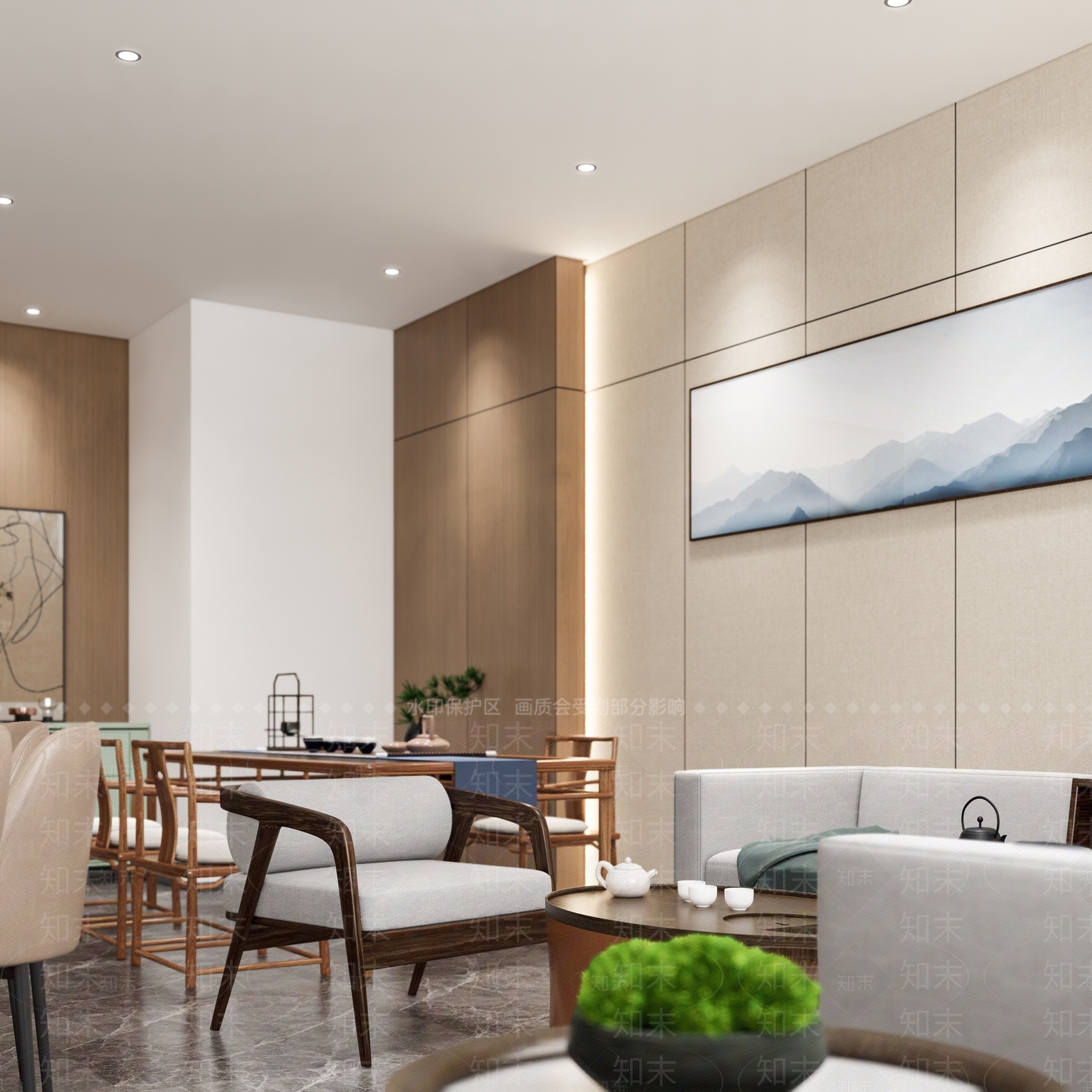 现代包厢SU模型下载【ID:1153464114】