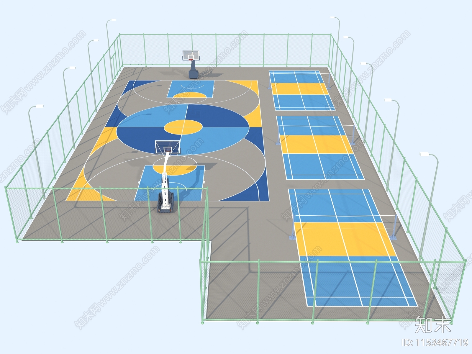 现代球类体育场3D模型下载【ID:1153467719】