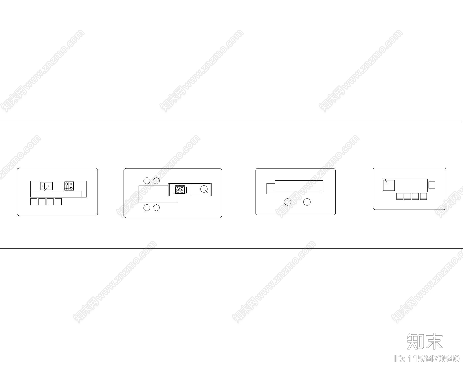 高端室内家具平面模块施工图下载【ID:1153470540】