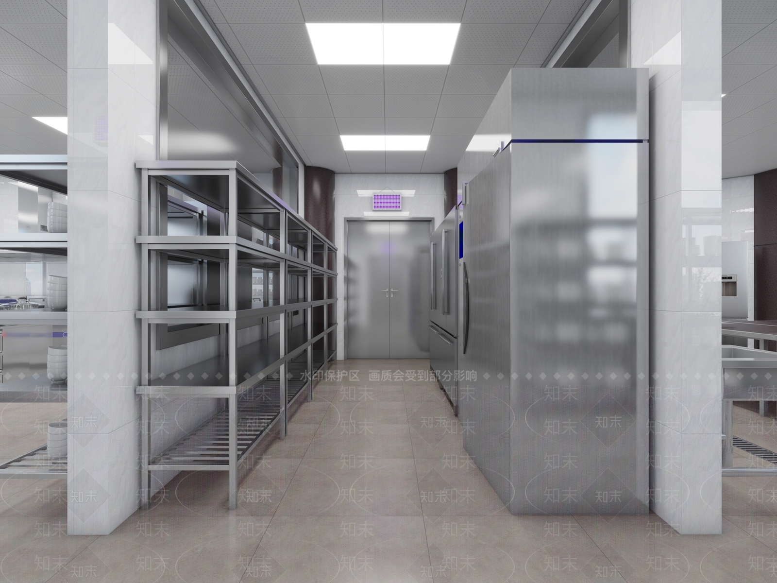 现代后厨3D模型下载【ID:1153478608】