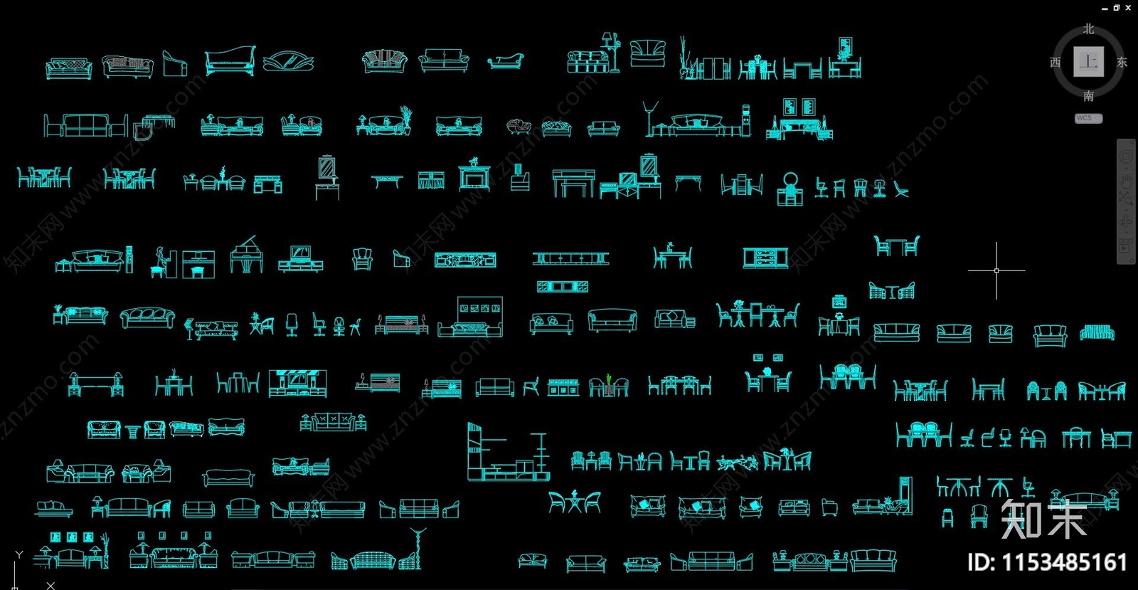 桌椅施工图下载【ID:1153485161】