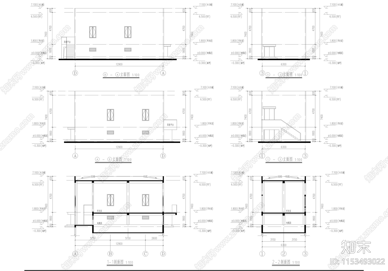 高层未来社区建筑cad施工图下载【ID:1153493022】