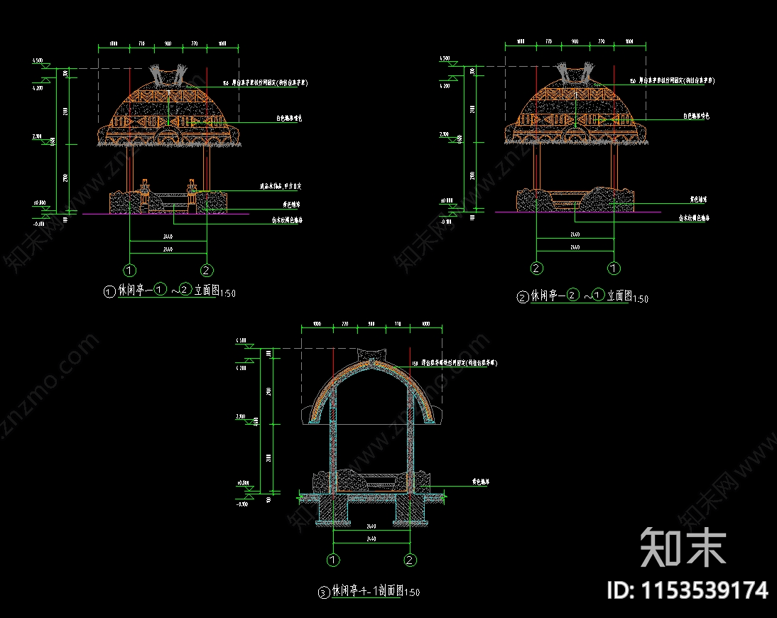 现代风格水上世界乐园景观cad施工图下载【ID:1153539174】