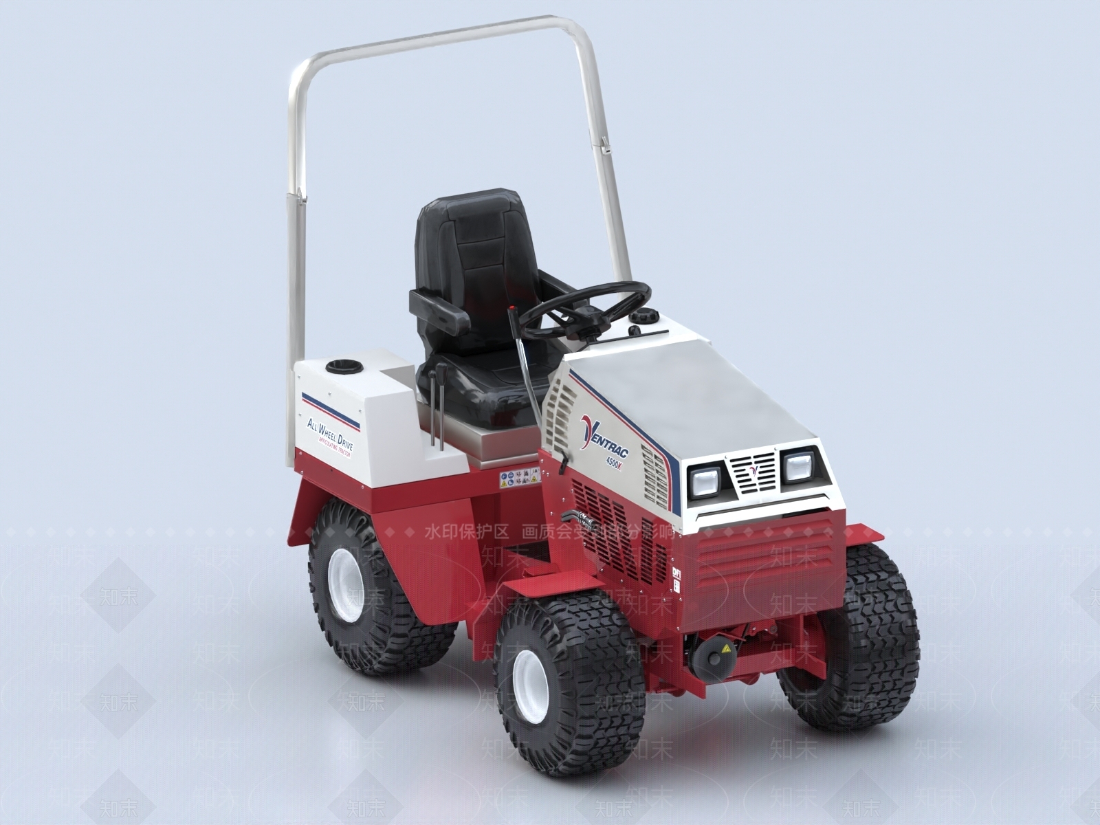 拖拉机3D模型下载【ID:1153494462】