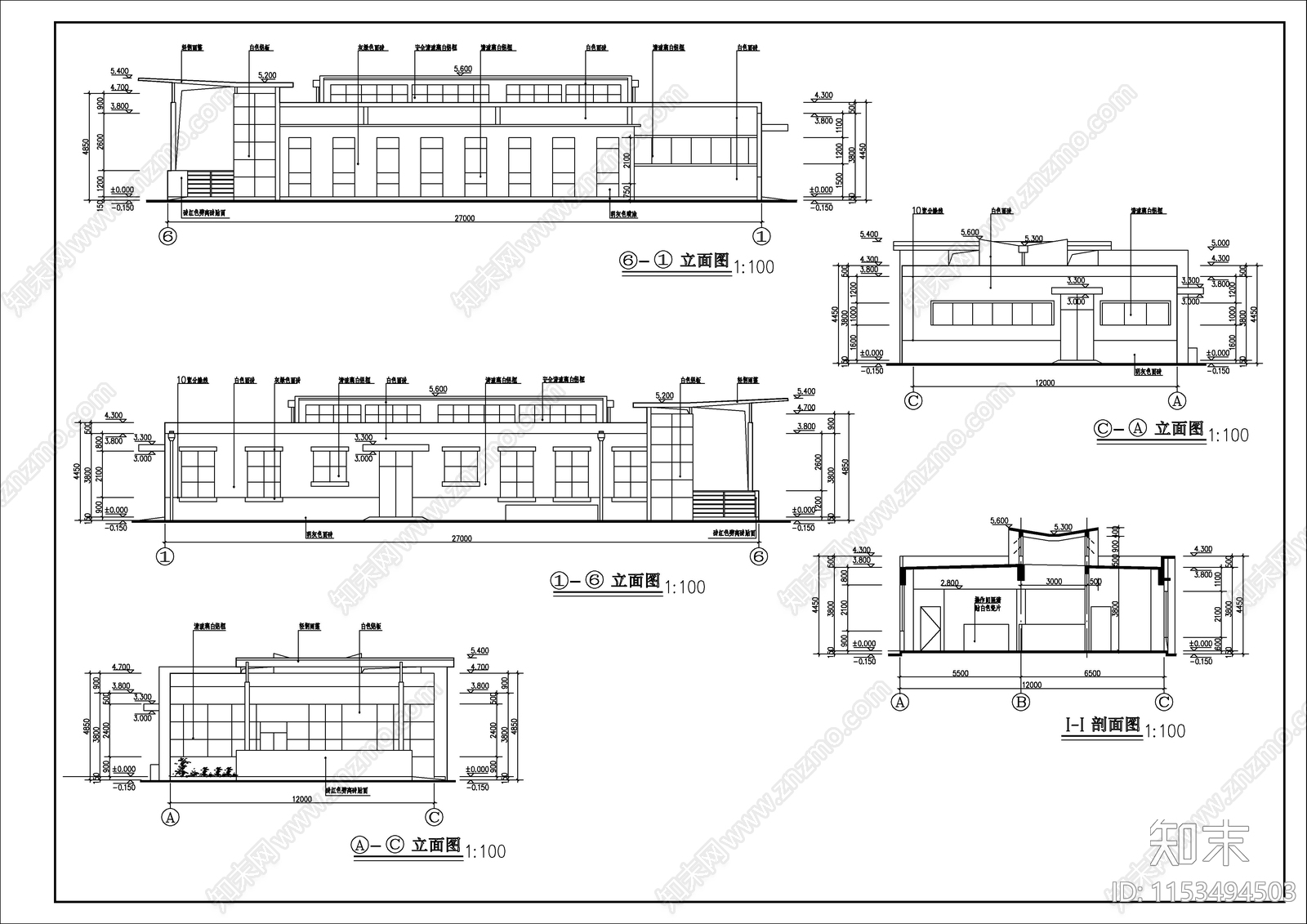 物理实验室建筑cad施工图下载【ID:1153494503】