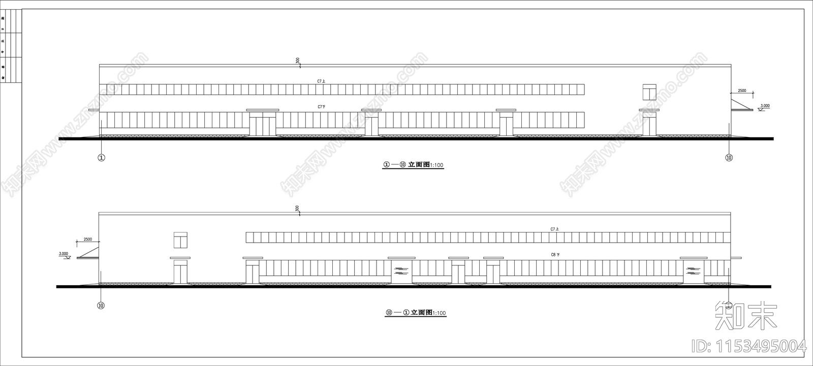 医药主车间建筑cad施工图下载【ID:1153495004】
