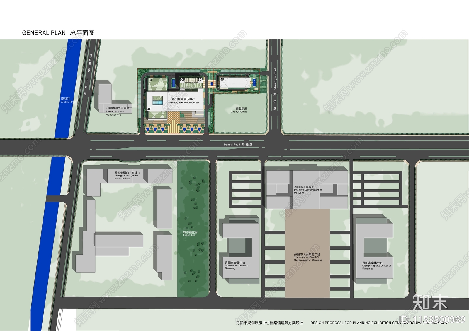 现代丹阳城市规划展示中心档案馆建筑方案文本下载【ID:1153500969】