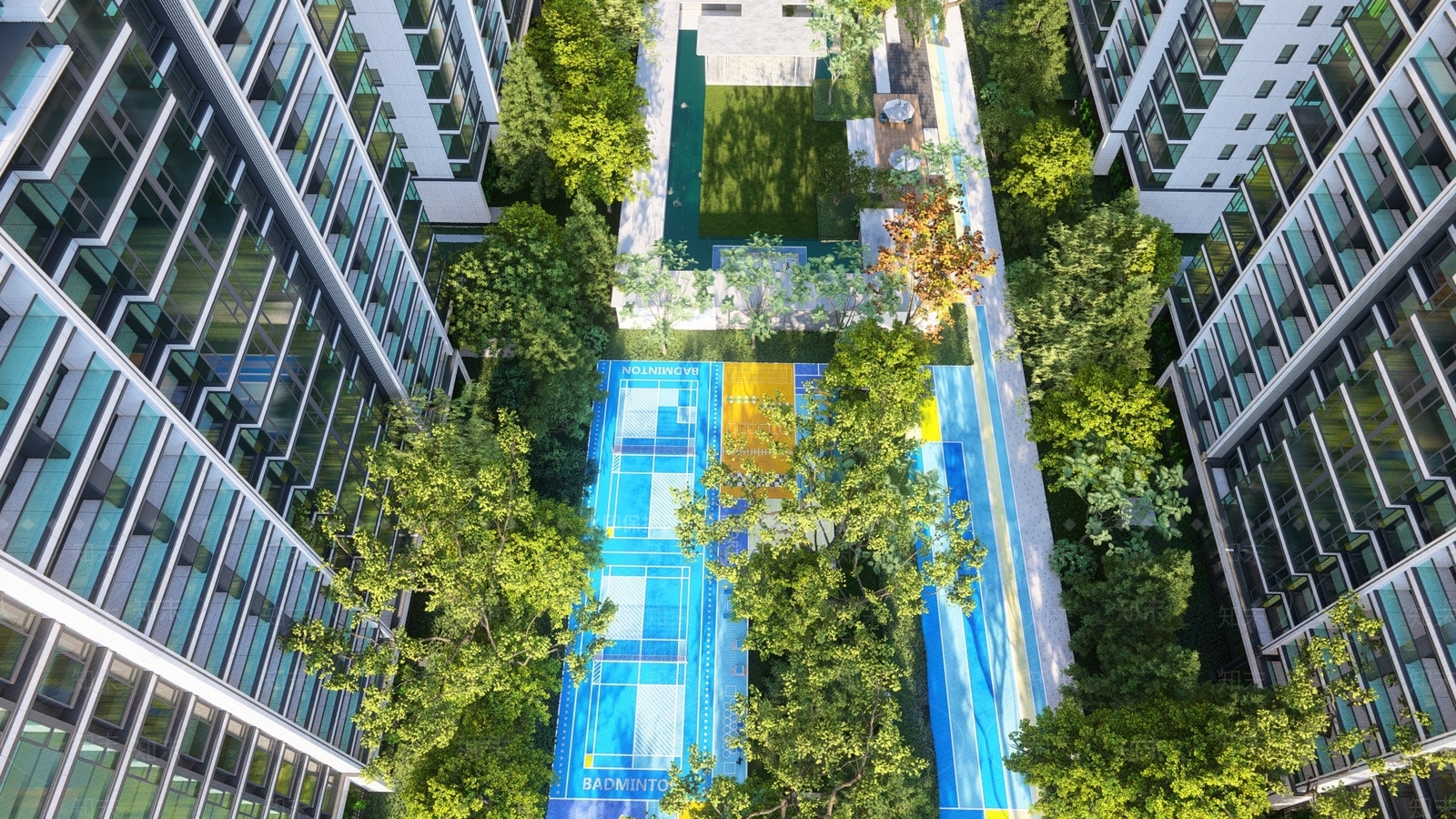 现代儿童游乐区SU模型下载【ID:1153508580】
