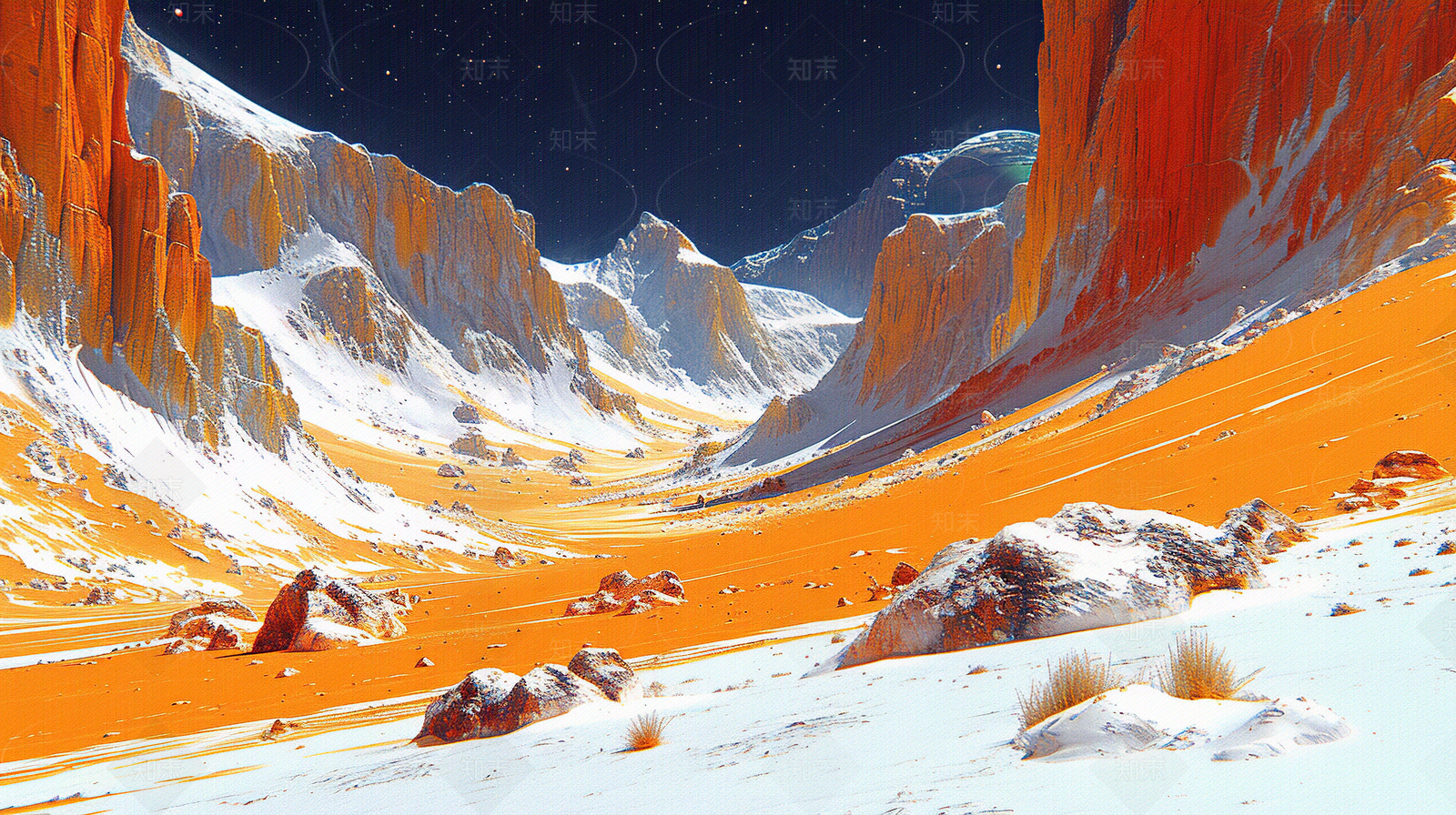 科幻外星山体风景贴图下载【ID:1153513392】