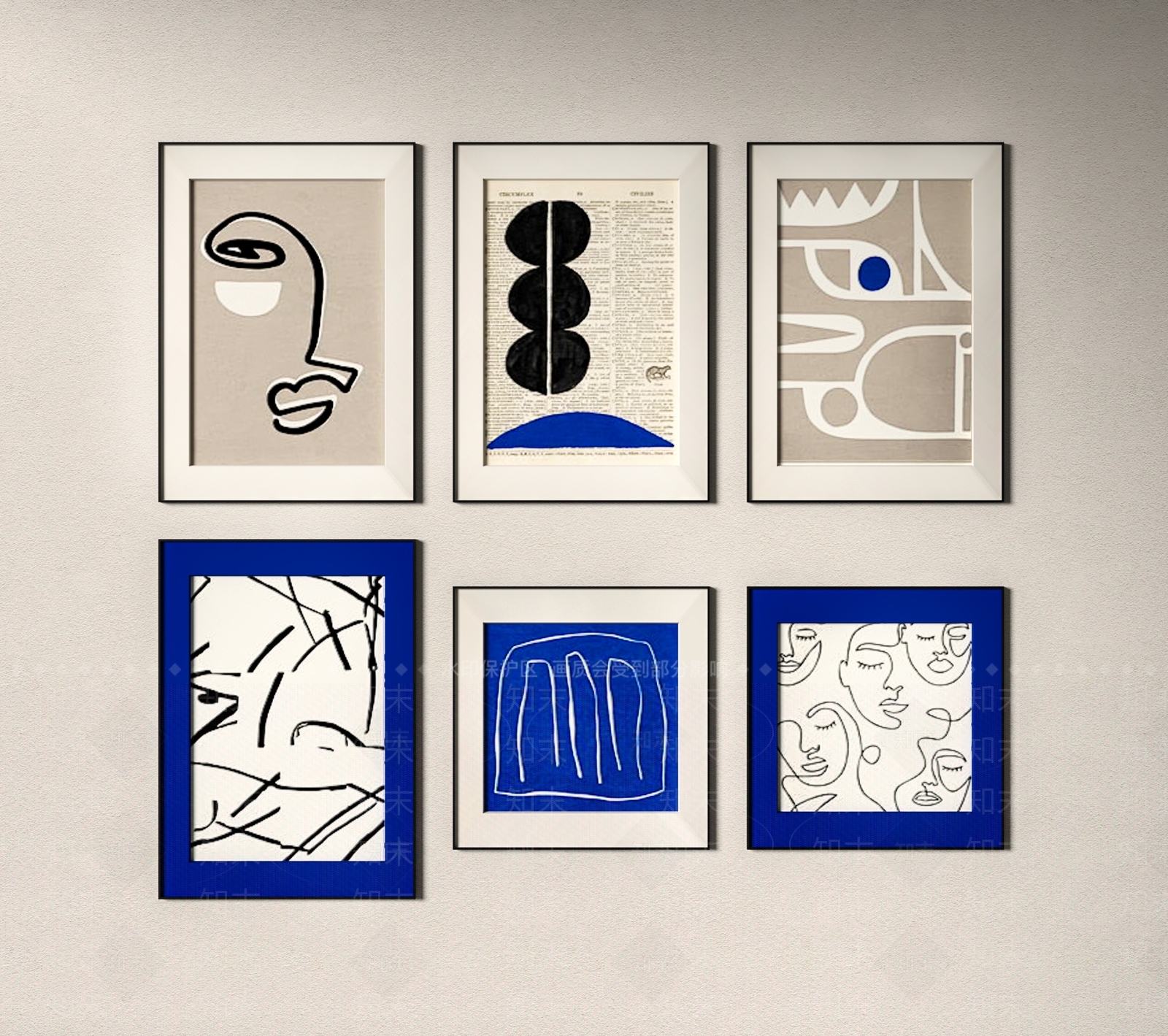 现代儿童房装饰画3D模型下载【ID:1153514772】