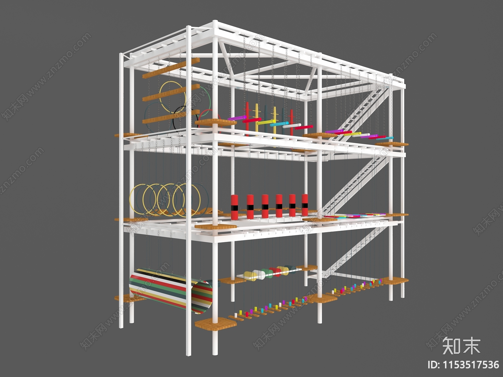 空中扩展儿童探险3D模型下载【ID:1153517536】