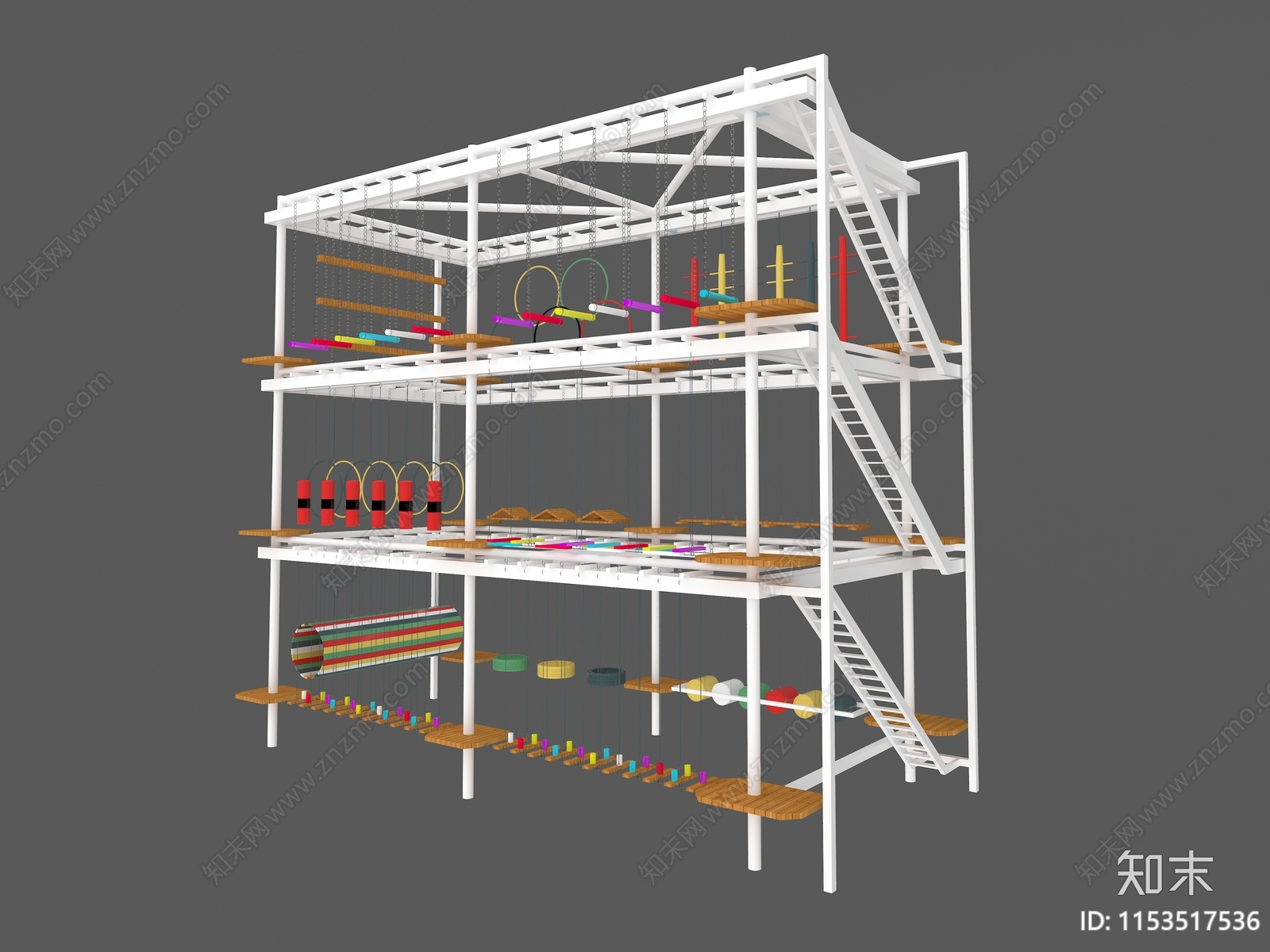 空中扩展儿童探险3D模型下载【ID:1153517536】