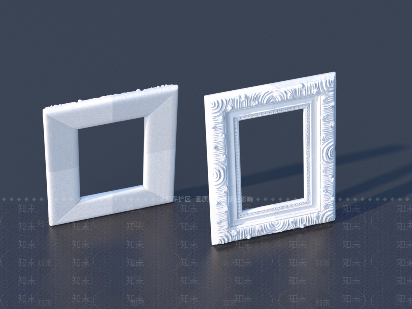 简欧相框摆件3D模型下载【ID:1153529663】